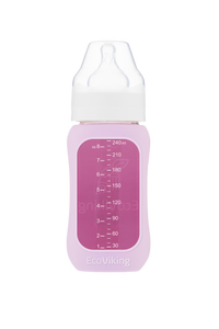 Glass Bottle - Pink Lavender