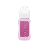 Glass Bottle - Pink Lavender