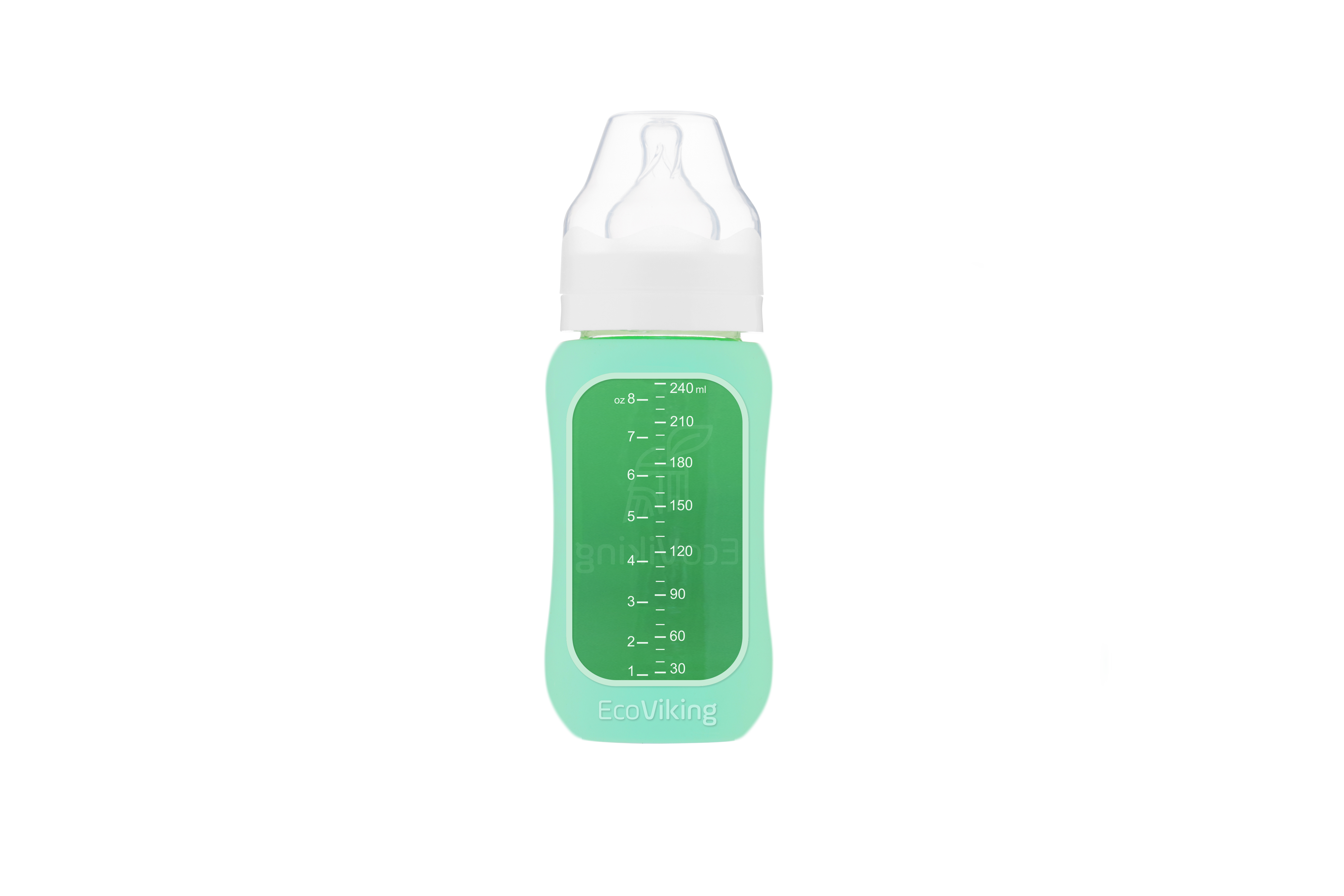 Glass Bottle - Mint Green