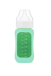 Glass Bottle - Mint Green
