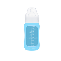 Glass Bottle - Arctic Blue