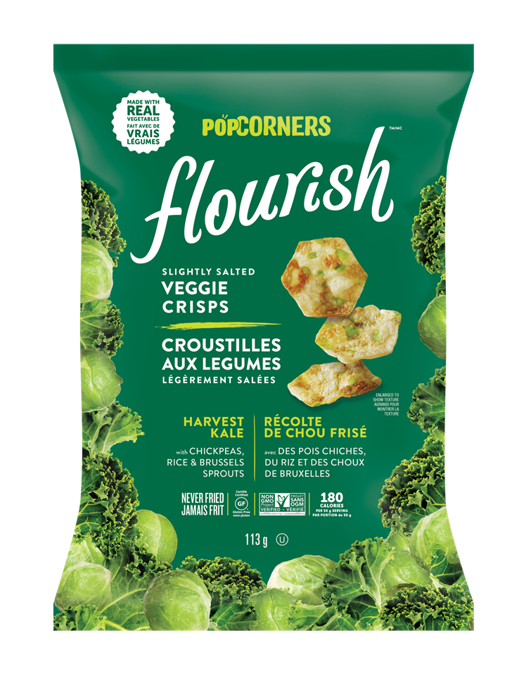 Flourish Veggie Crisps Harvest Kale