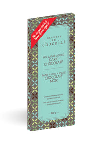 No Sugar Added Dark Chocolate Bar