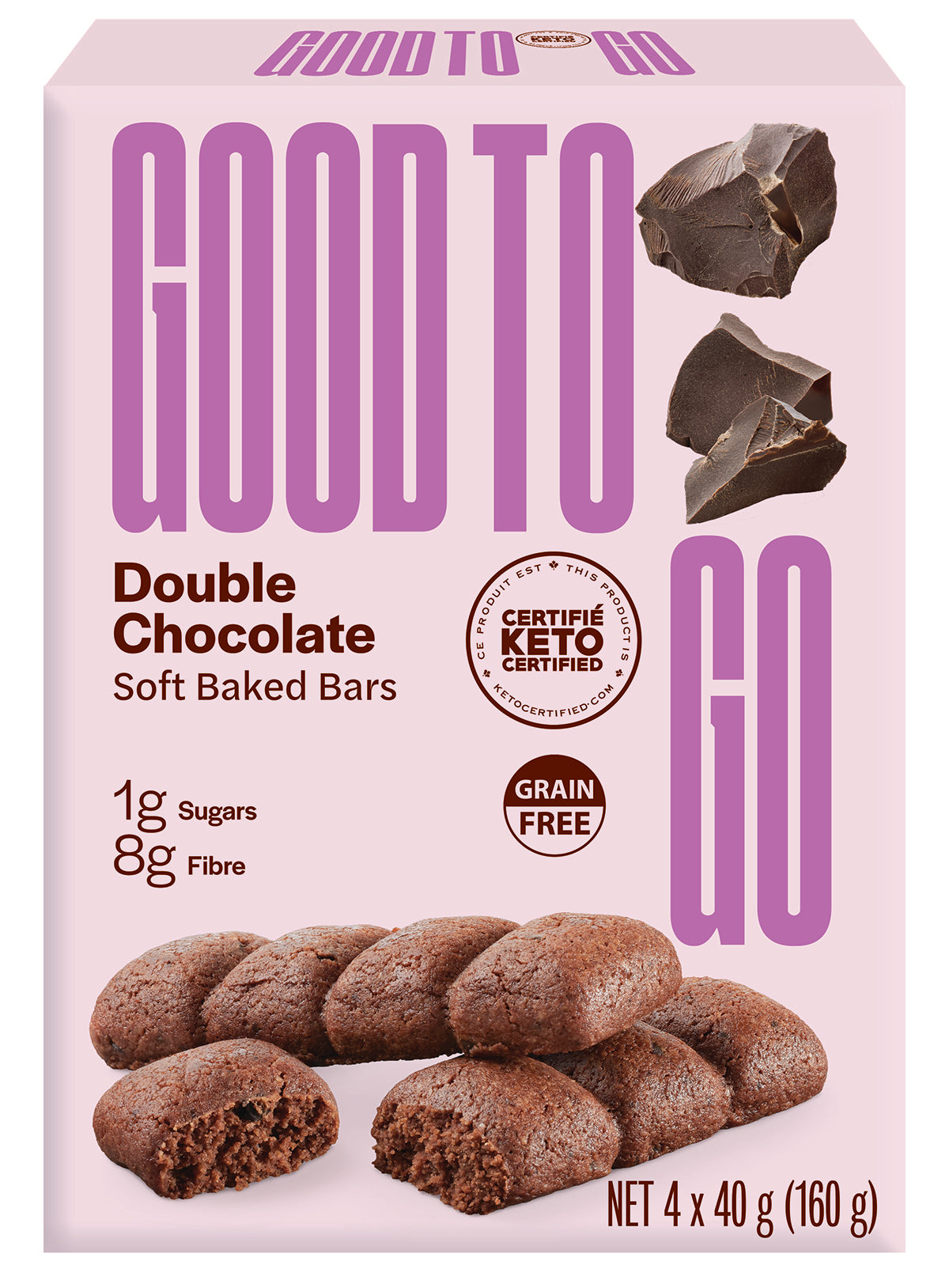 Double Chocolate Keto Bars