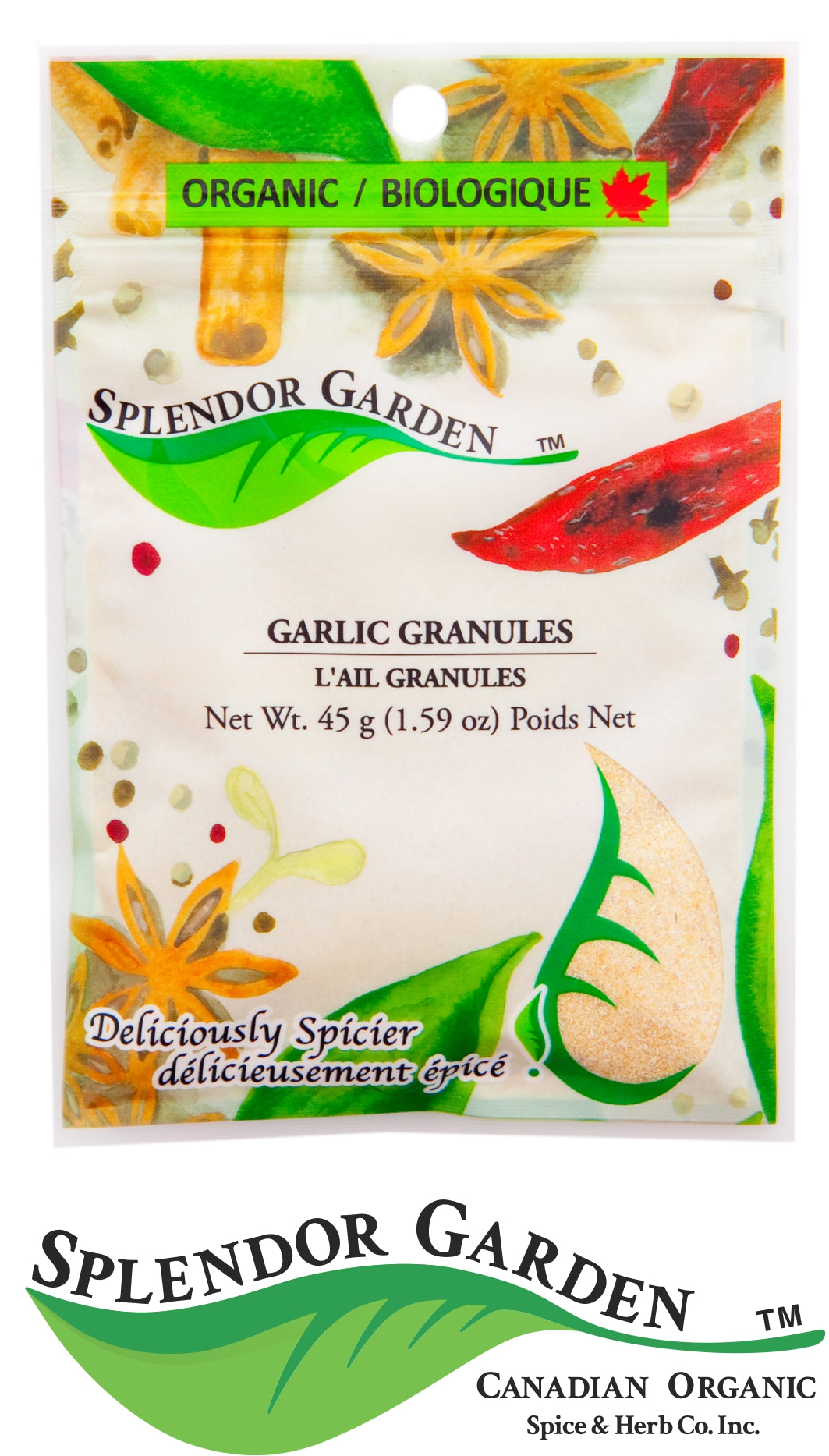 Organic Garlic Granules