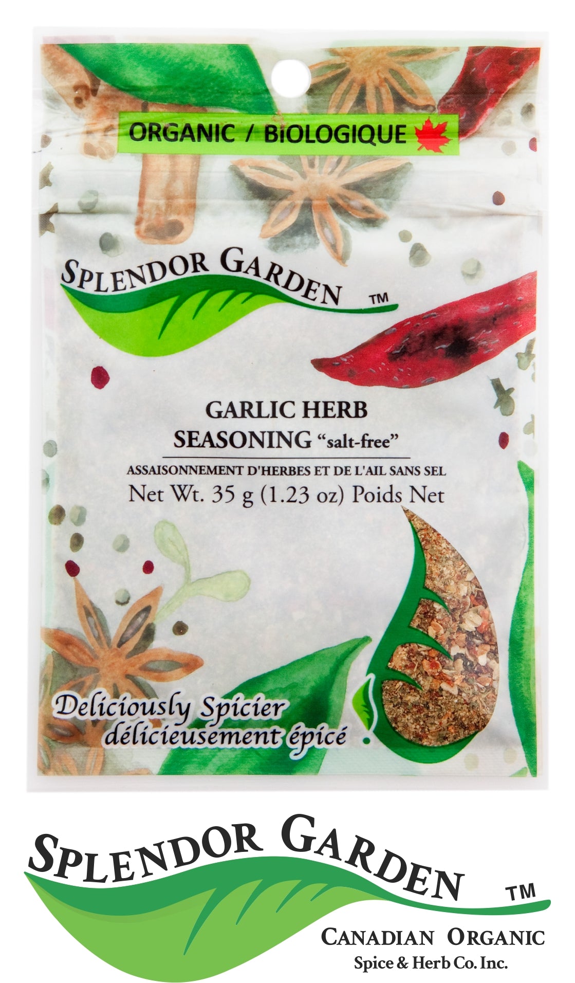 Org Garlic Herb Season SF