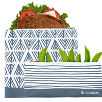 Reusable Bag Set, Zip Geo