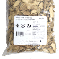 Organic Ginger Root Slices