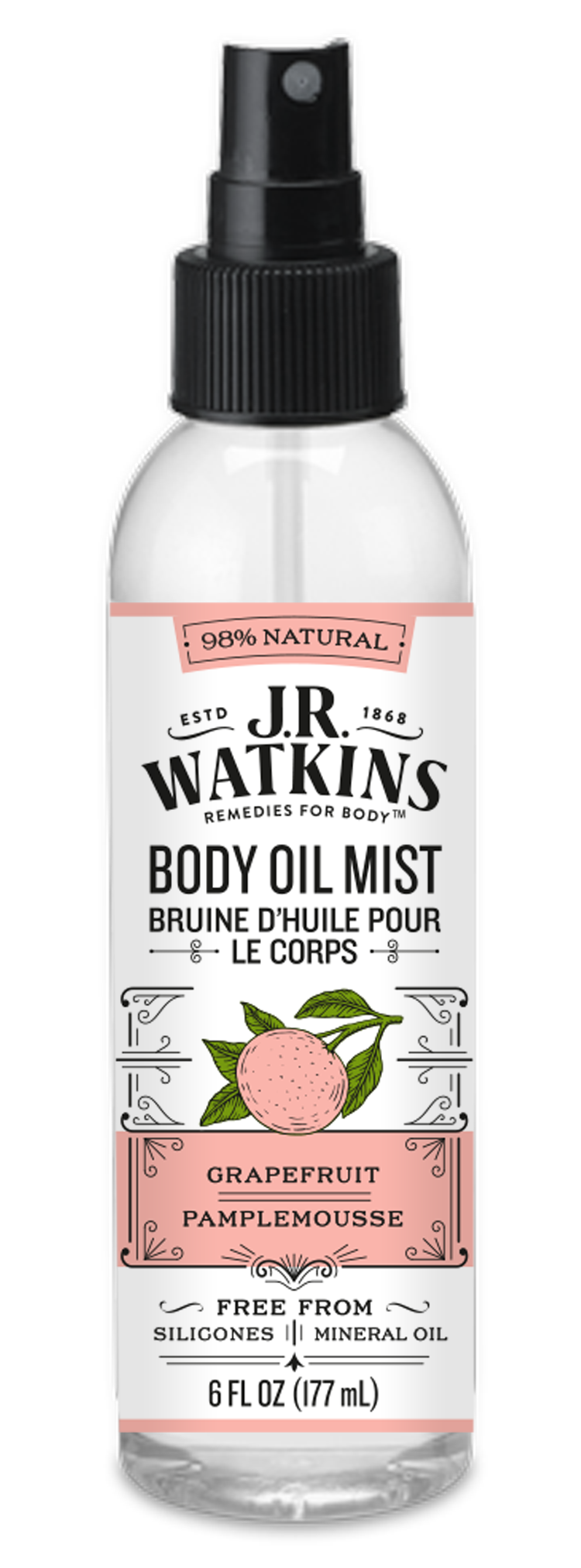 Grapefruit Body Oil Mist