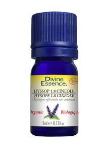 Hyssop 1.8 Cineole  (Organic)