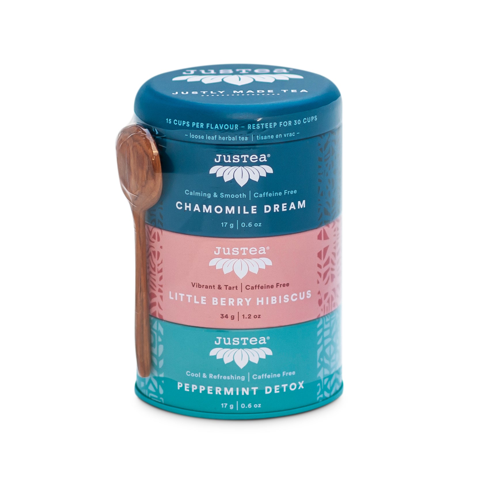 Loose Leaf Herbal Tea Trio Tins