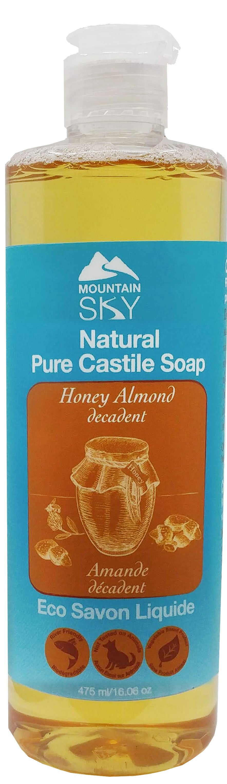 Honey-Almond Castile Liquid Soap