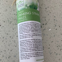 Bamboo drinking straws