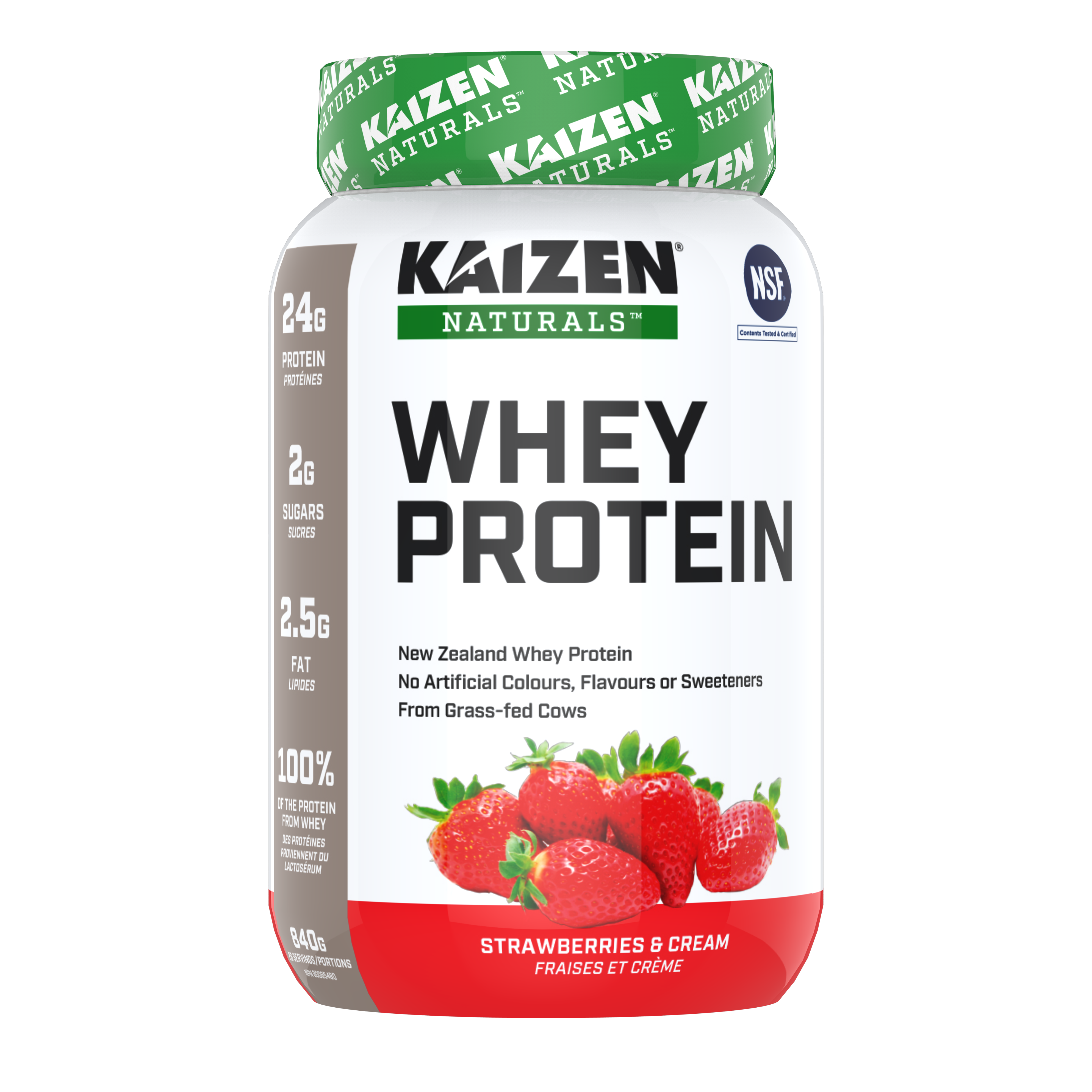 Kaizen Naturals Whey Strawberry