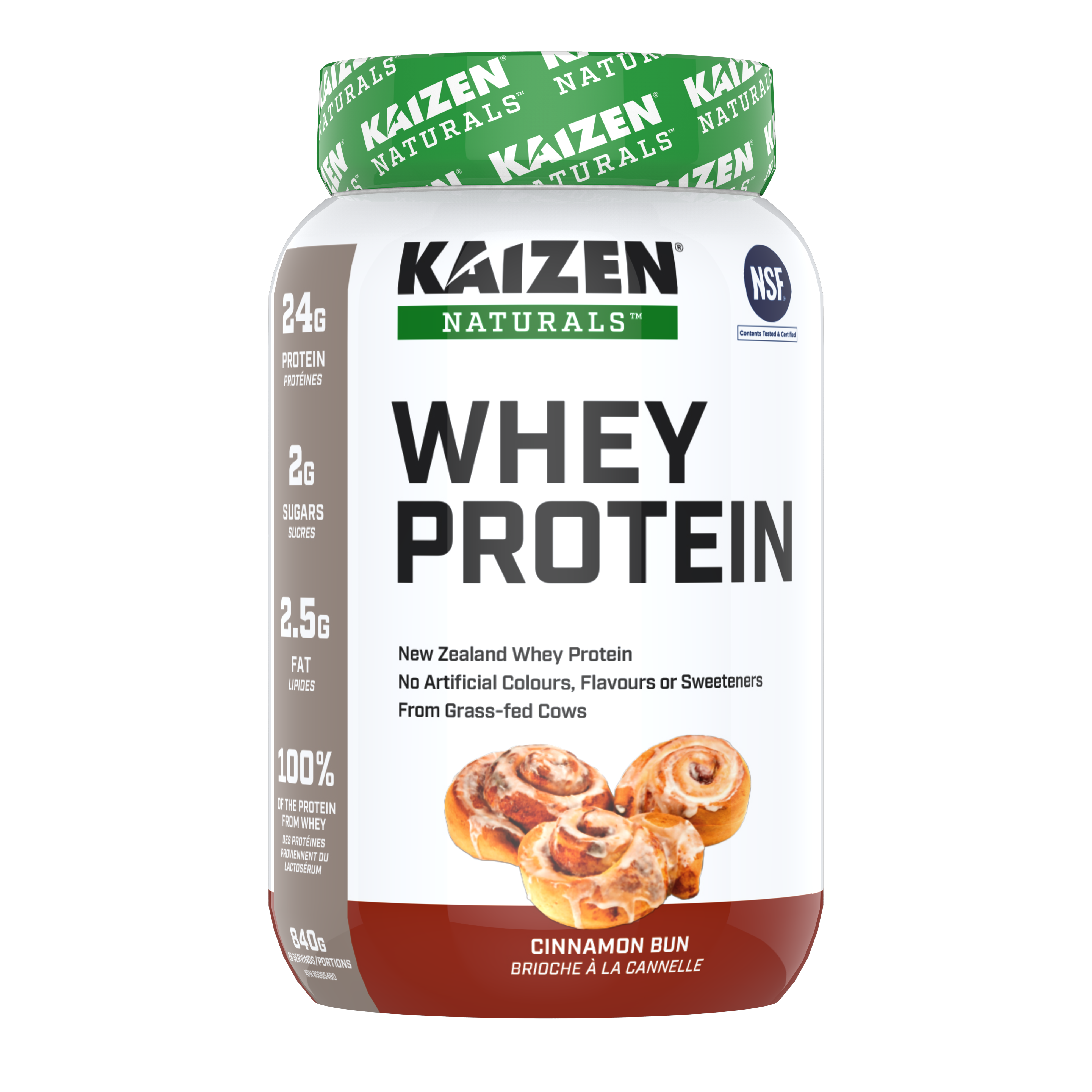 Kaizen Naturals Whey Cinnamon Bun