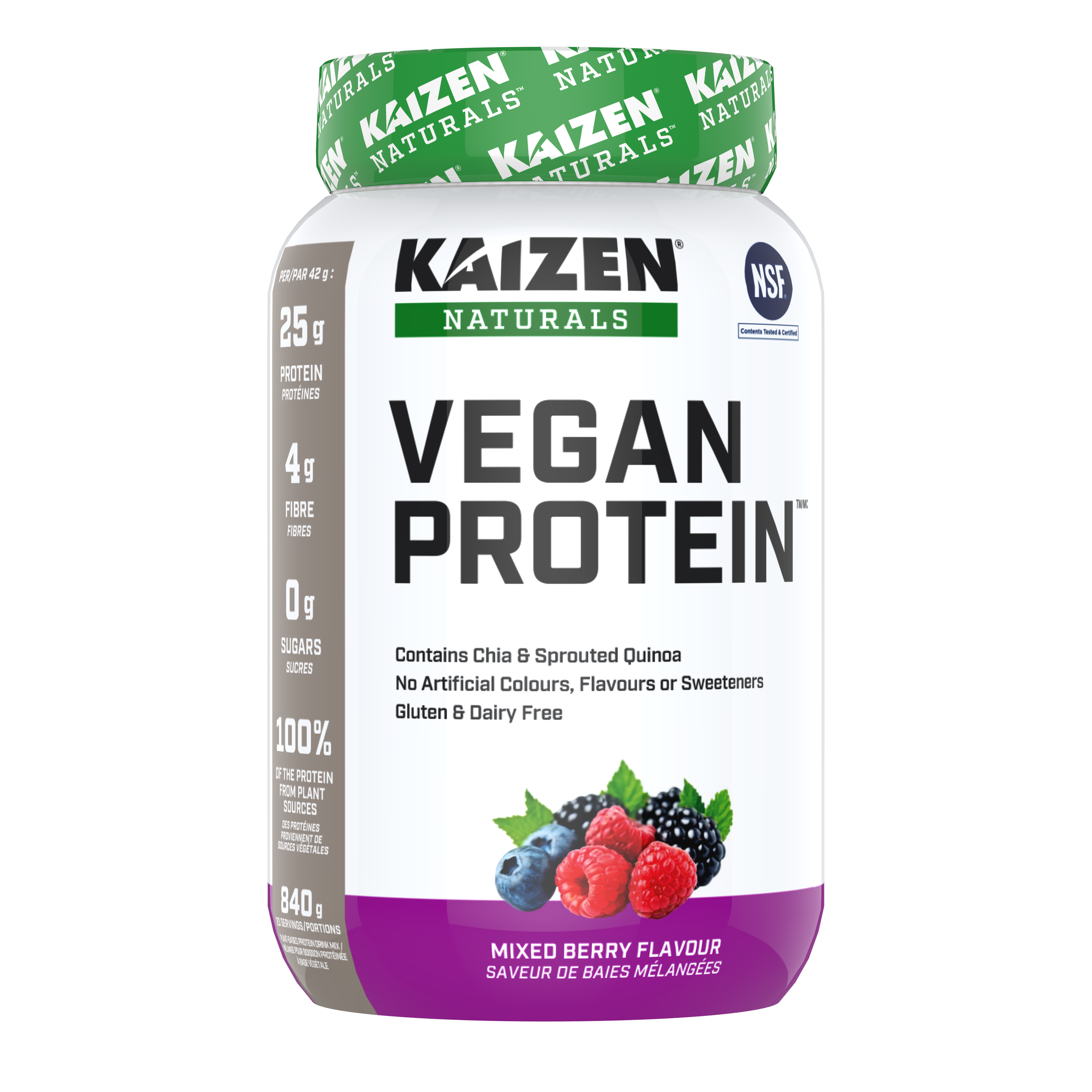 Kaizen Vegan Protein Mixed Berry