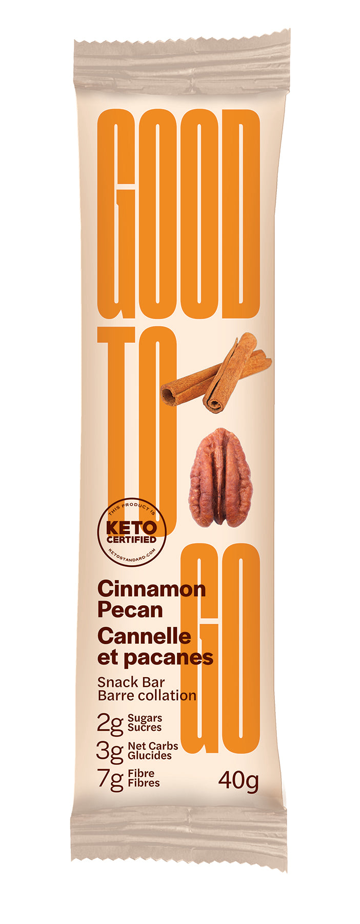 Cinnamon Pecan Keto Bars