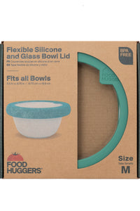 Silicone and Glass Bowl Lid - Medium