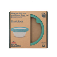 Silicone and Glass Bowl Lid - Medium