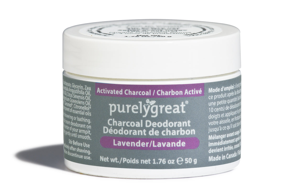 Cream Deodorant Activated Charcoal Lavender