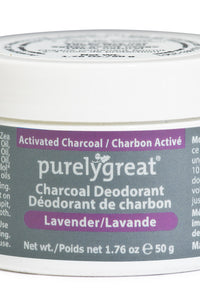 Cream Deodorant Activated Charcoal Lavender