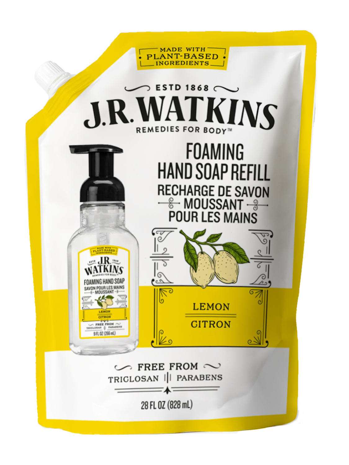 Lemon Foaming Hand Soap Refill