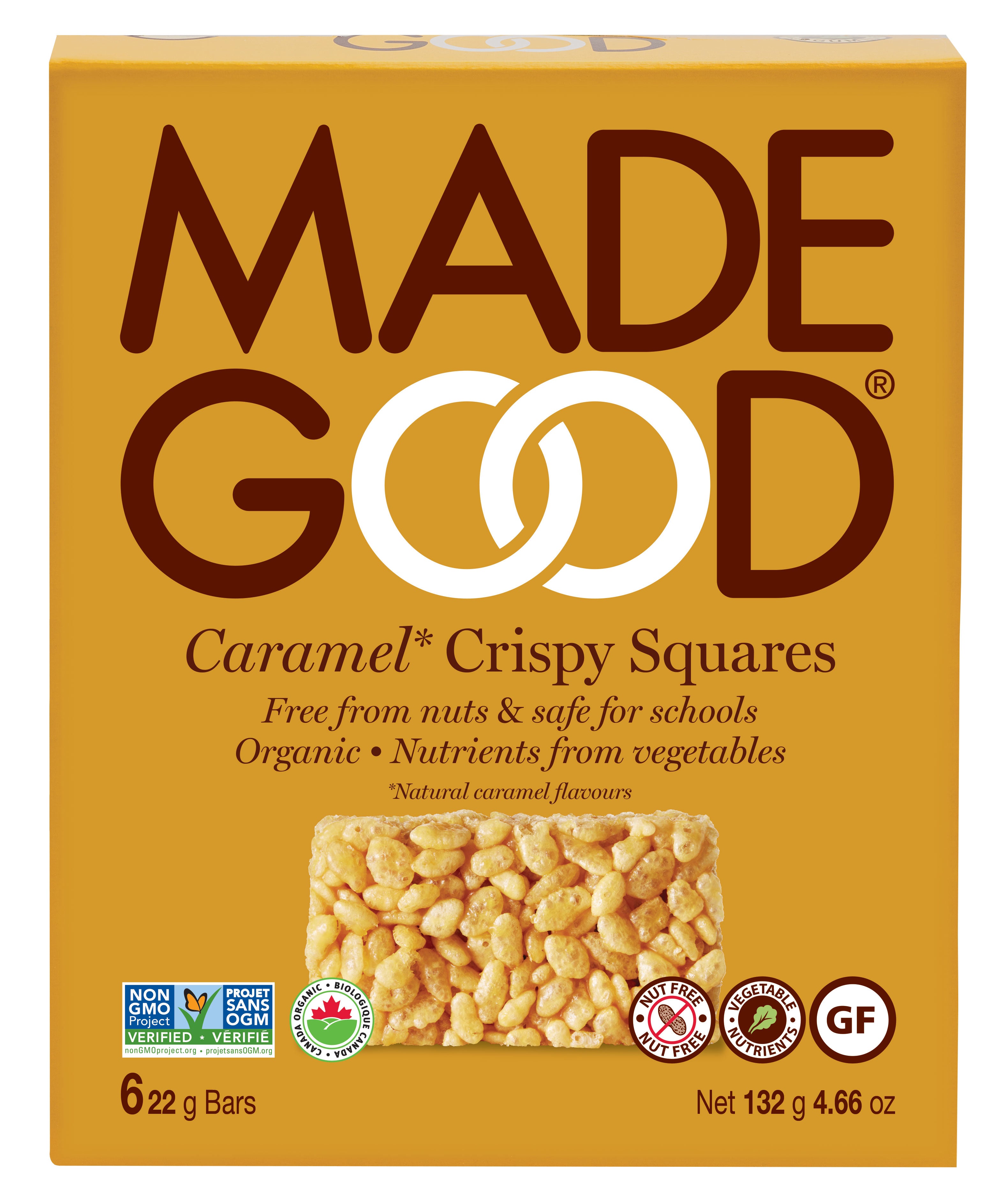 Organic Crispy Squares Caramel