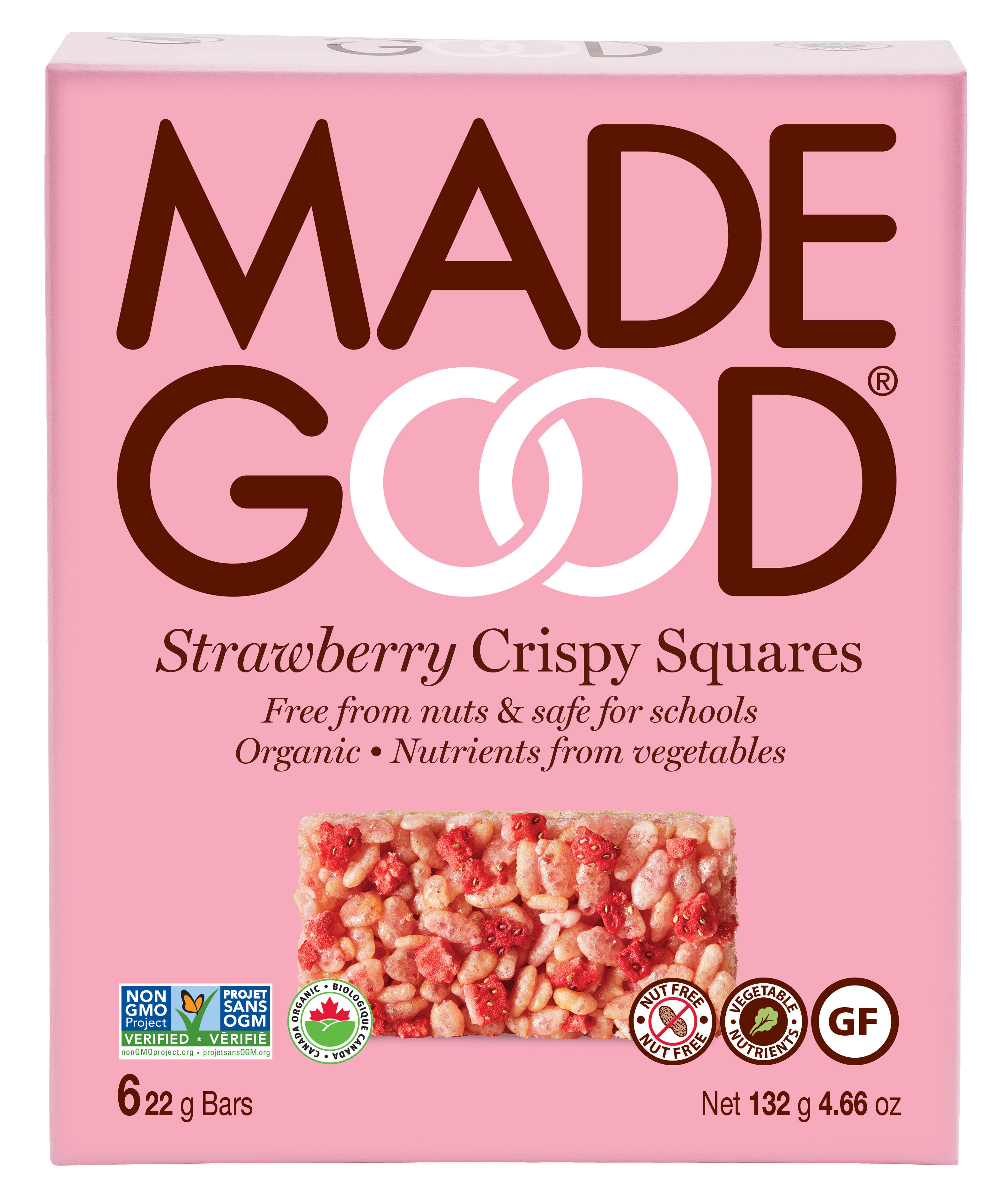 Organic Crispy Squares Strawberry