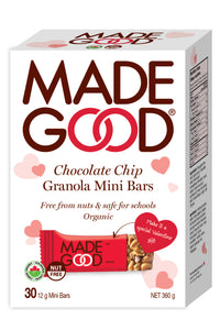 Choc Chip Mini Bars Valentine's Day