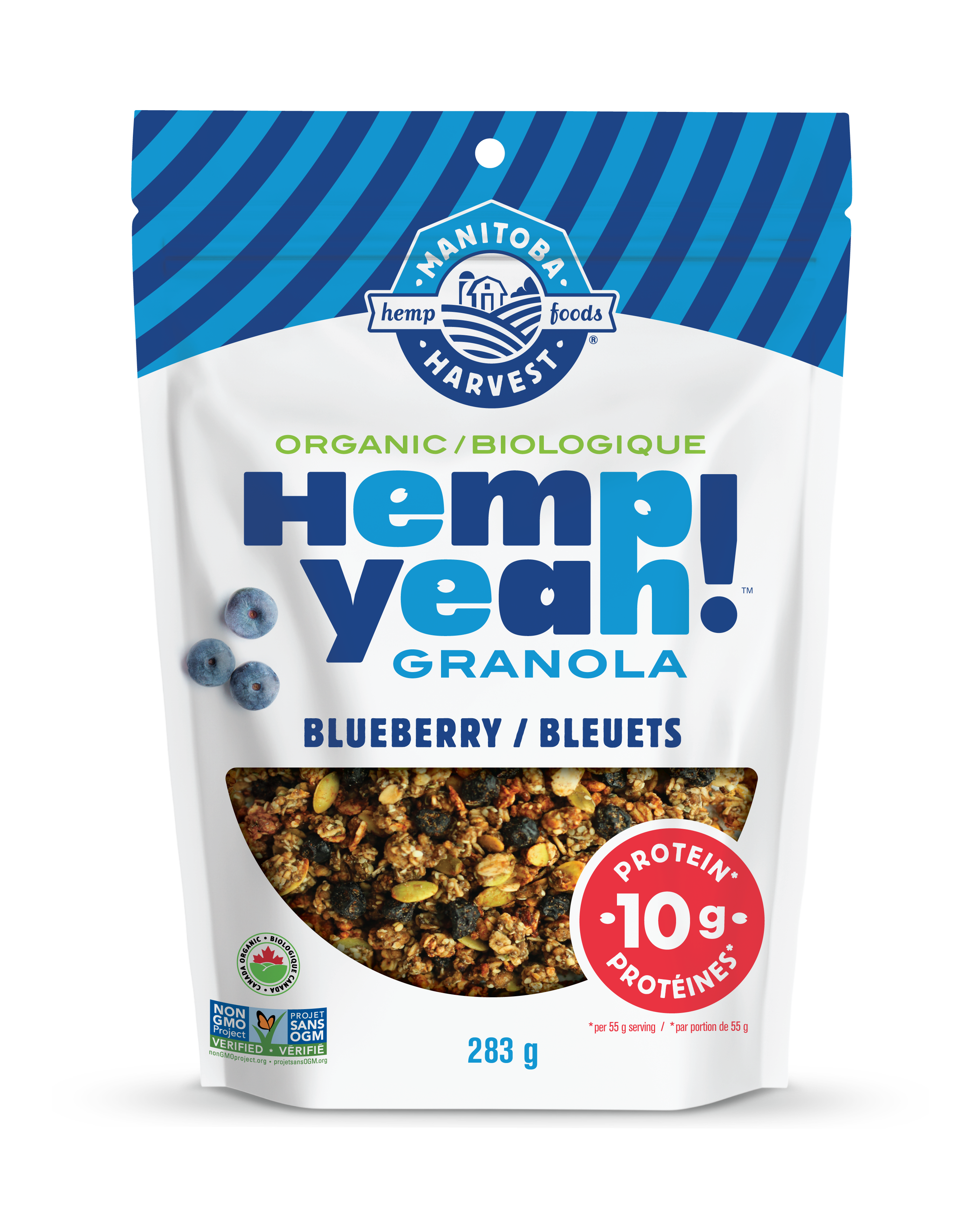 Organic Hemp Granola Blueberry