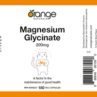 Magnesium glycinate 200 mg