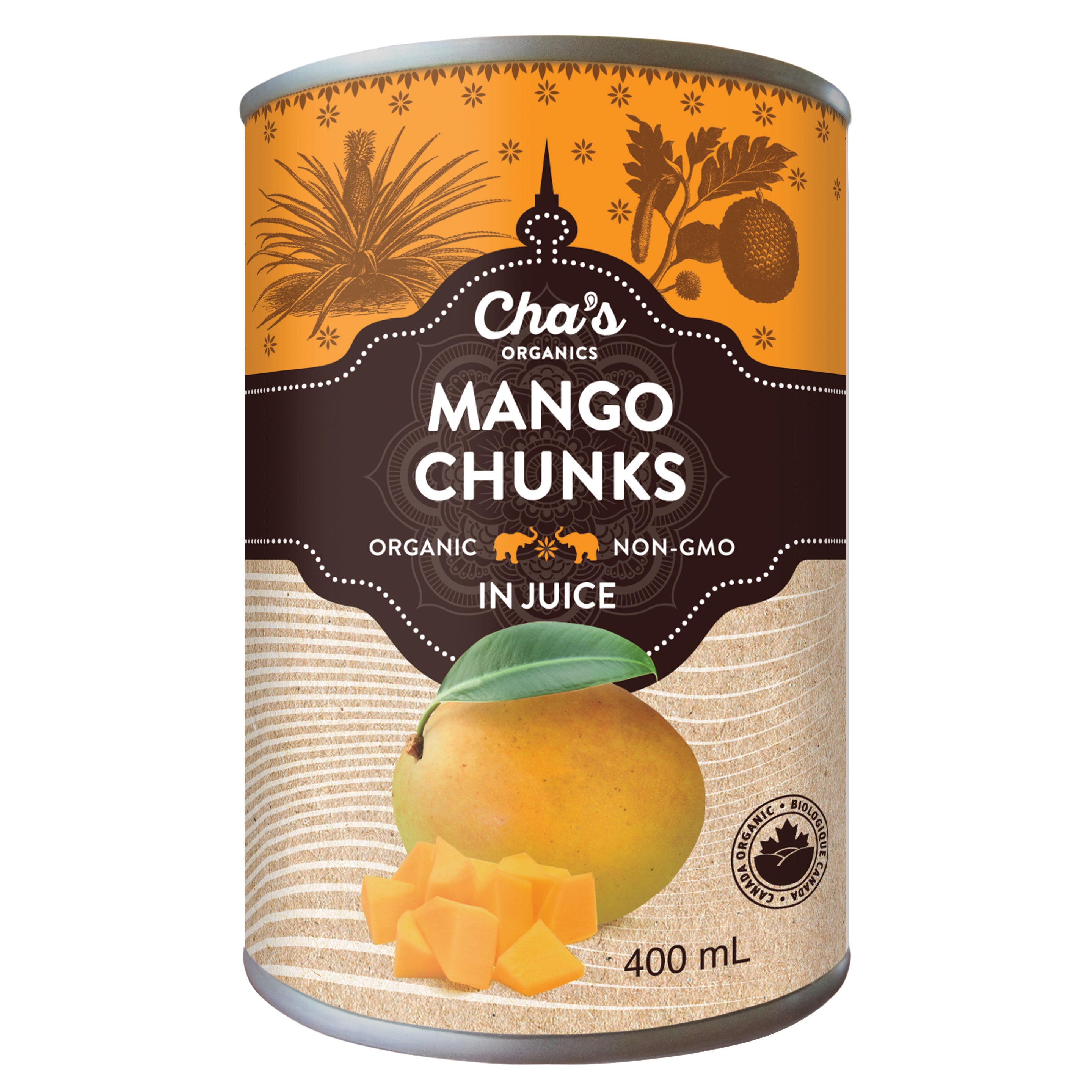 Mango chunks in juice