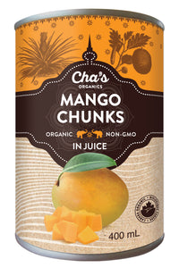 Mango chunks in juice