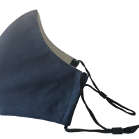 3 Layer Mask with Filter - Navy