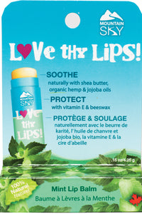 Mint Lip Balm Clip Strip