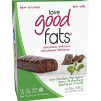 Mint chocolate chip snack bar