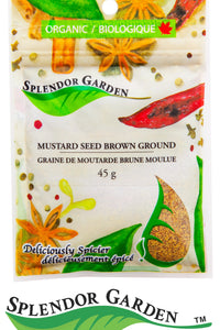 Organic Mustard Seed Brown Grd