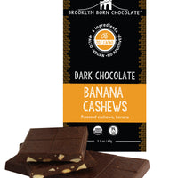 Dark ChocBanana Cashew Paleo Bar