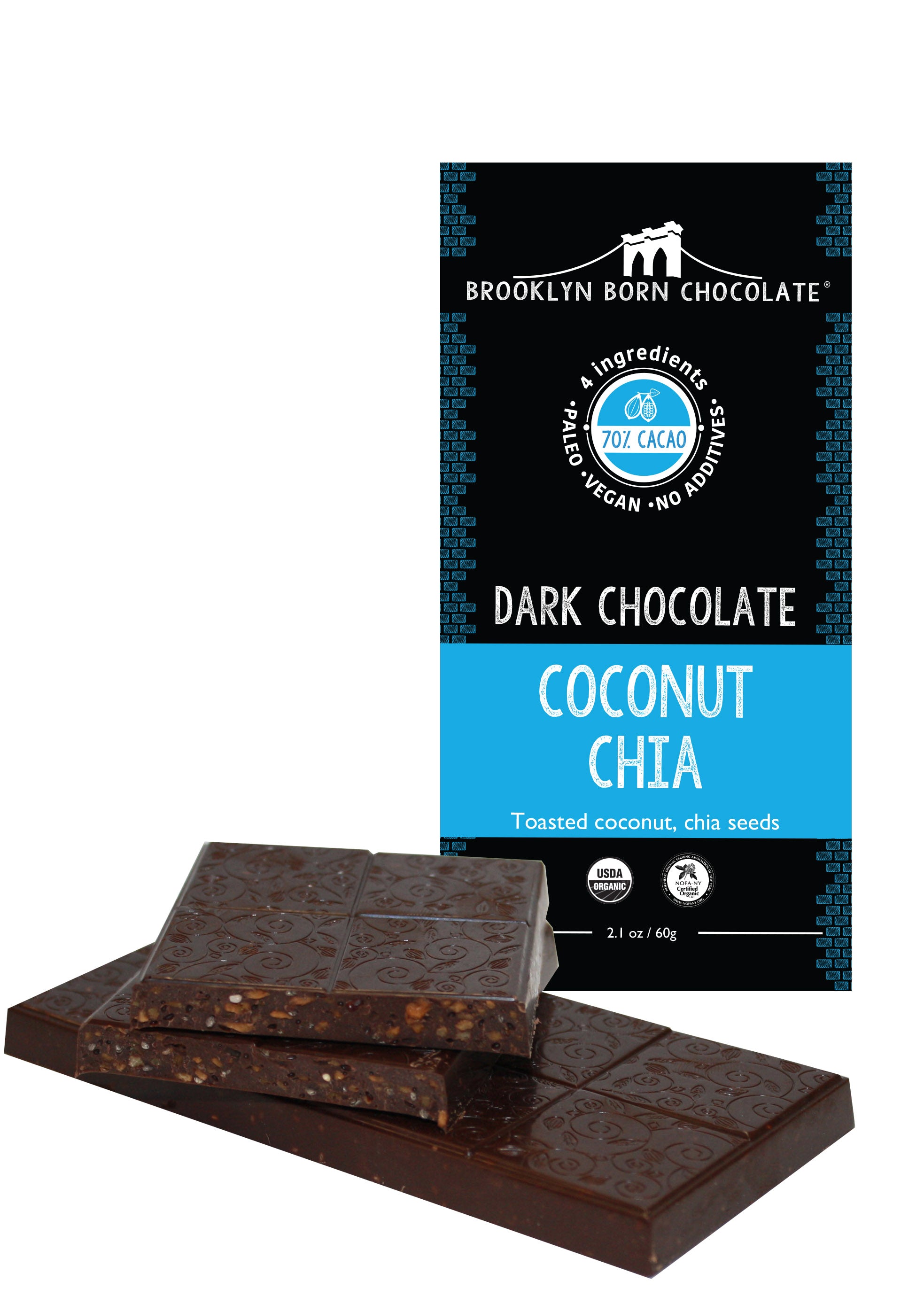 Coconut Chia Paleo Bar