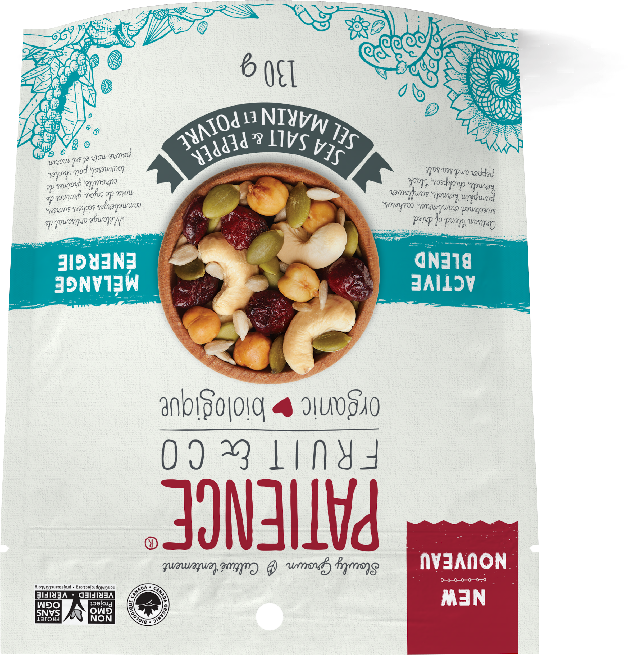 Org Active Blend Sea Salt & Pepper