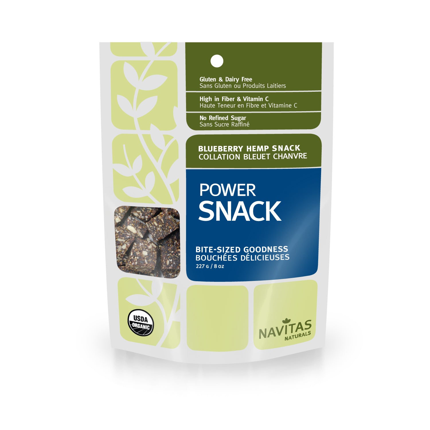 Power Snacks Blueberry Hemp