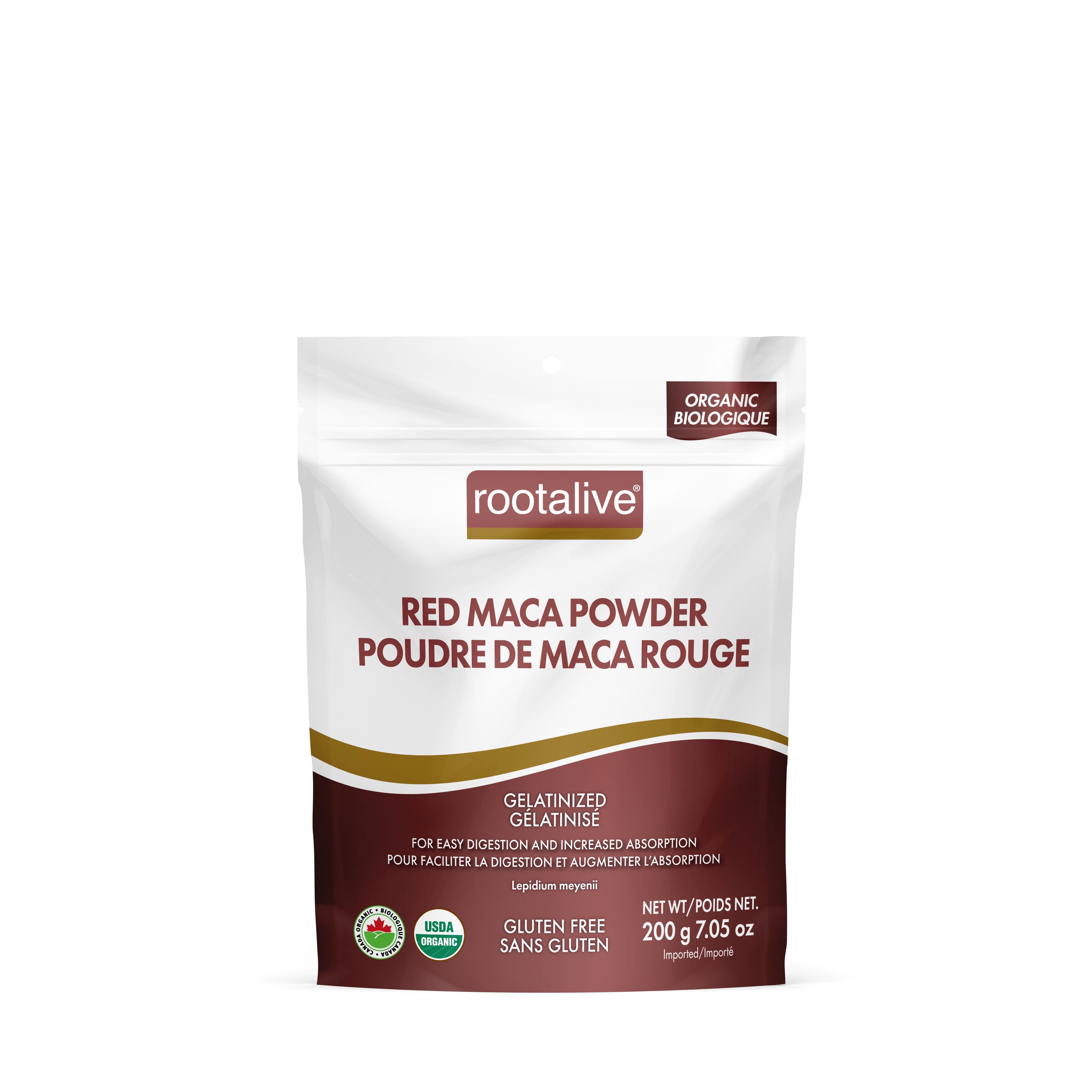 Organic Gelatinized Red Maca Pwd