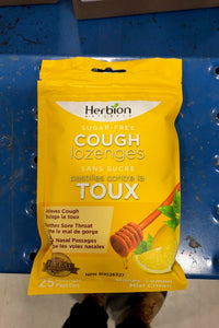 Honey Lemon Sugar Free Cough Loz