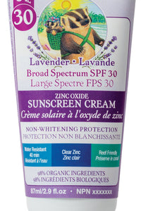 SPF 30 ClearZinc Sunscreen-Lavender