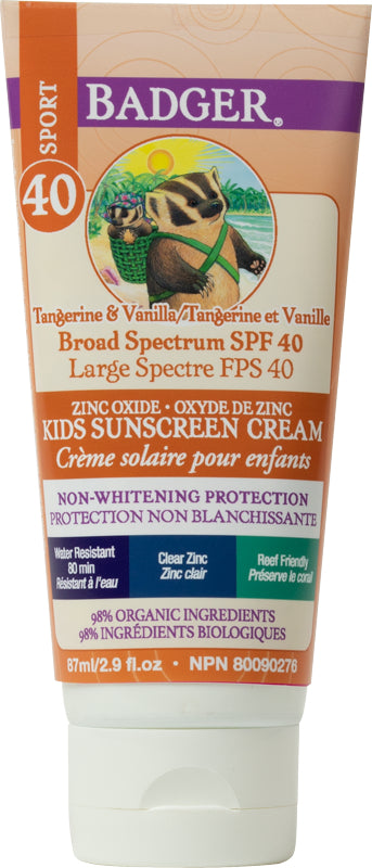 SPF 40 Kids Clear Zinc Sunscreen