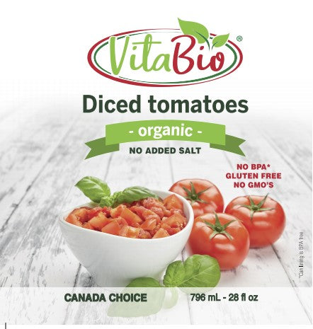 Org. Diced Tomatoes No salt added