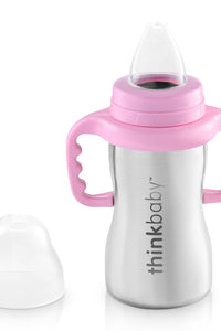 Stainless Steel Sippy Cup Pink