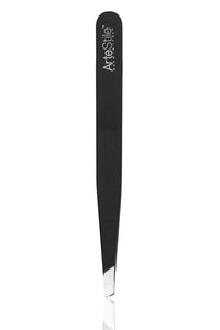 Slant Tip Tweezers - Black