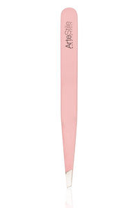 Slant Tip Tweezers - Rose