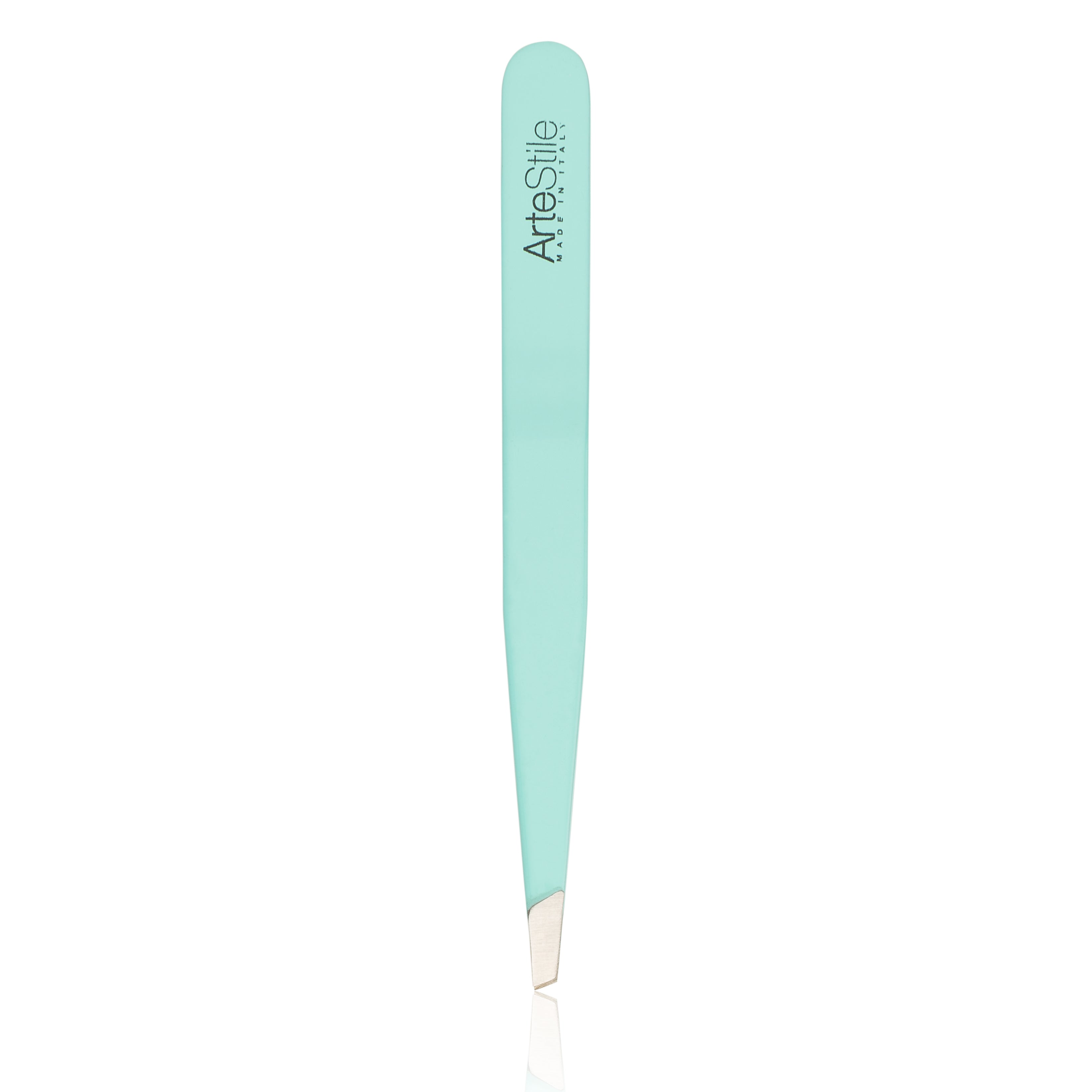 Slant Tip Tweezers - Turquoise